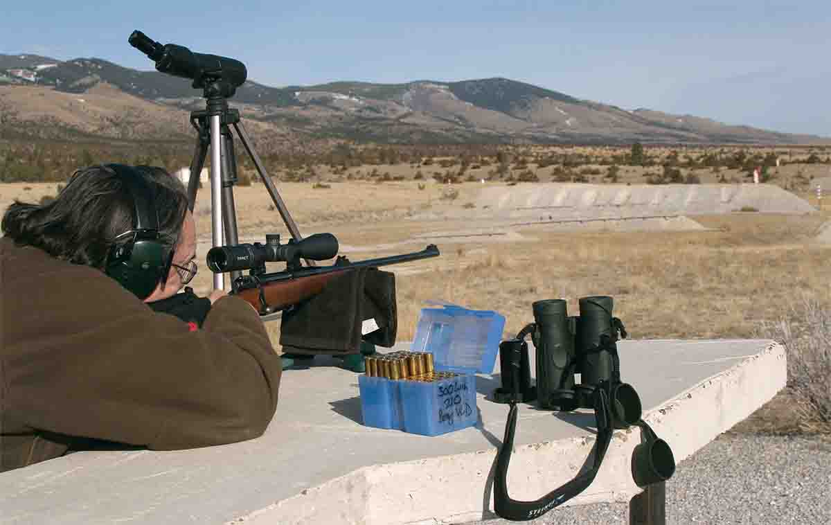 Longer-range load testing should only be done in the calmest conditions possible, even when the wind is directly in line with the shooting, because ranges aren’t always perfectly flat.